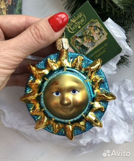 Елочные игрушки стекло коллекционные