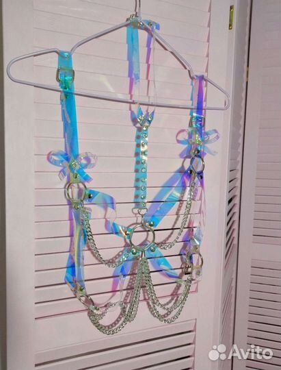 Портупея голографическая для фотосессии