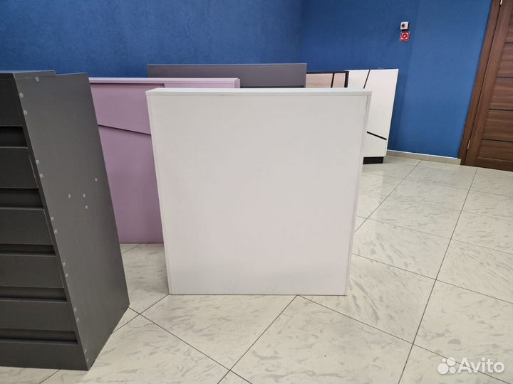 Новая Стойка-Ресепшен Белая В Наличии От Фабрики