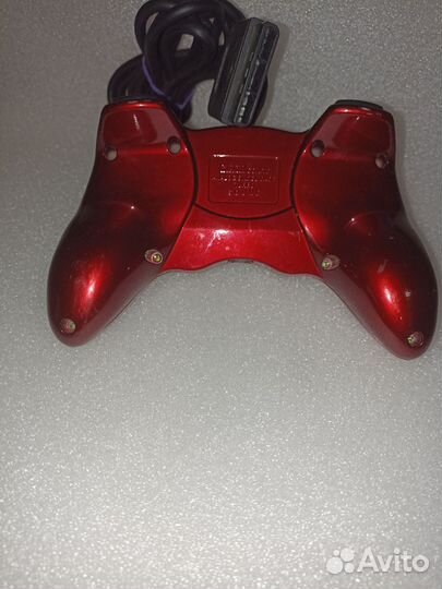 Геймпад,Джойстик playstation 2,с науш ps2(красный)