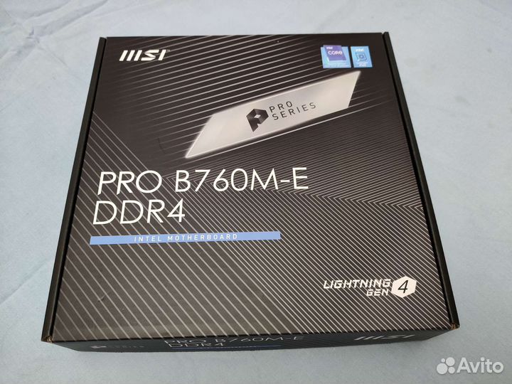 Материнская плата MSI pro b760m-e ddr4 новая