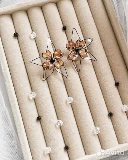 Серьги ручная работа