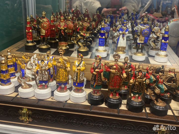 Шахматы ручной работы, украинские козаки