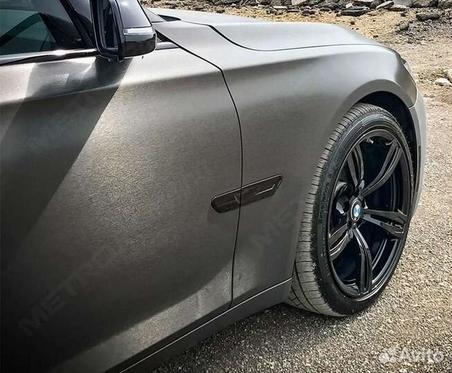 Автовинил пленка шлифованный алюминий графит