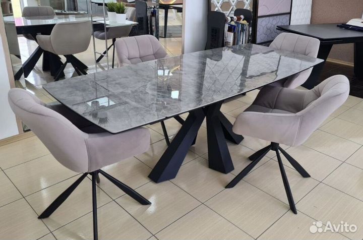 Стол из керамогранита раздвижной SKR-10249