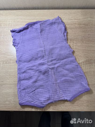 Муслиновый песочник для девочки 68