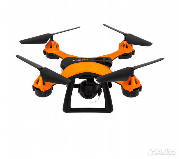 Квадрокоптер Hiper Wind FPV, оранжевый/черный
