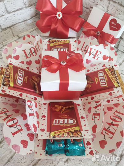 Коробочка сюрприз, сладкий подарок