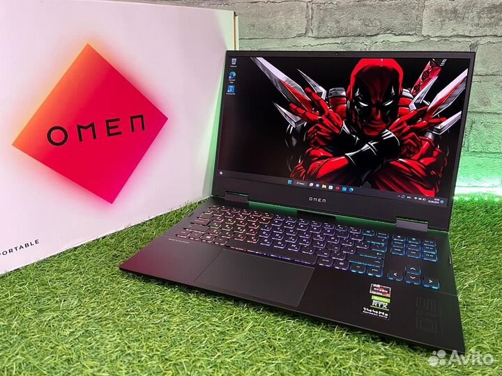 Игровой HP Omen: Ryzen 7 5800H / RTX 3060 /SSD 1тб