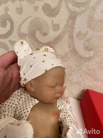 Кукла реборн мини виниловый