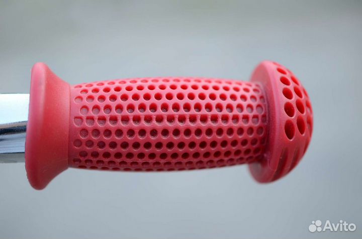 Руль с грипсами, вилка резьбовая 12