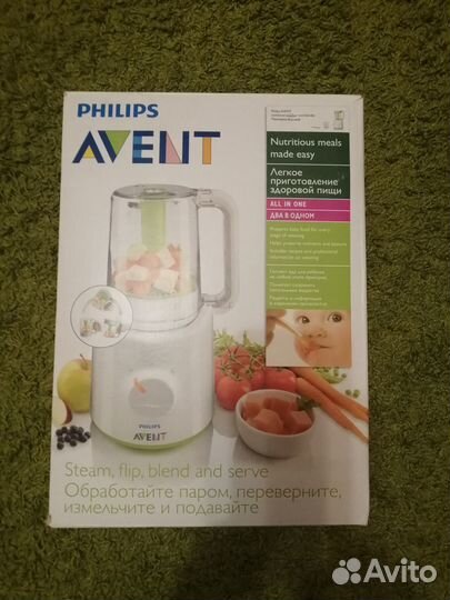Новая Пароварка блендер philips avent 2 в 1