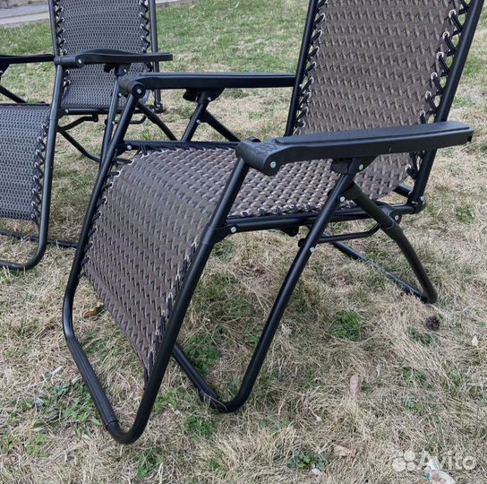 Кресло шезлонг складное