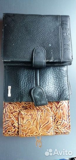 Мужское кожаное портмоне