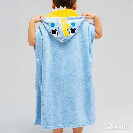 Детское полотенце-пончо