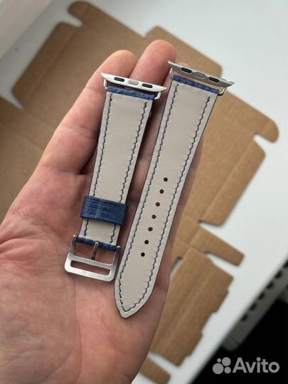 Крокодиловый ремешок Apple Watch Ultra