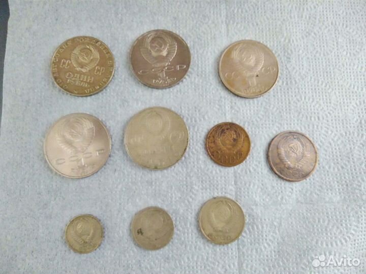 Подаю монеты СССР. Цена договорная