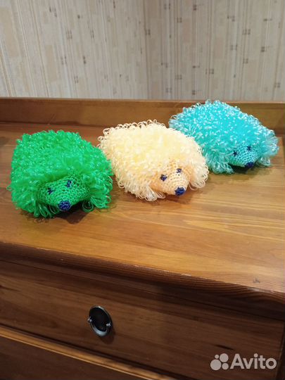 Детские мочалки-ëжики