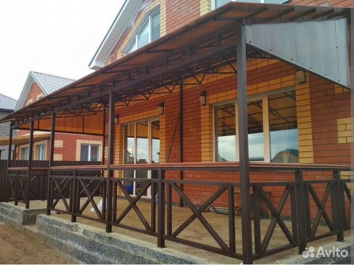 Пристройка к дому - веранды, беседки, террасы