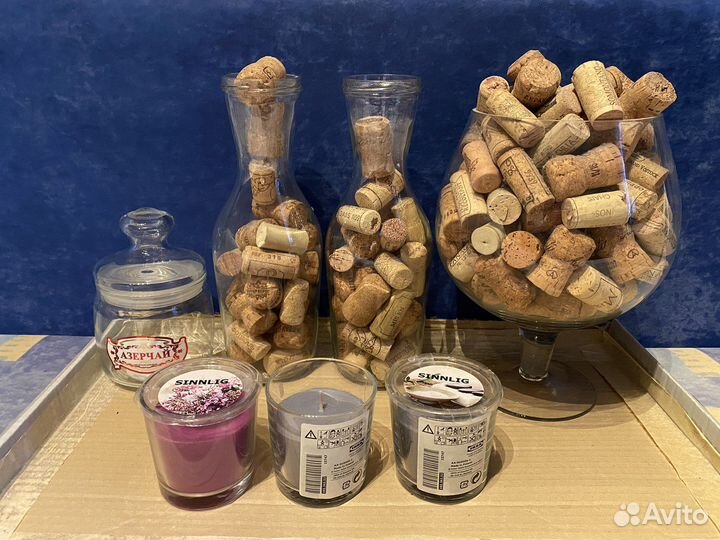 Ящики, бутылки, шкатулки, декор