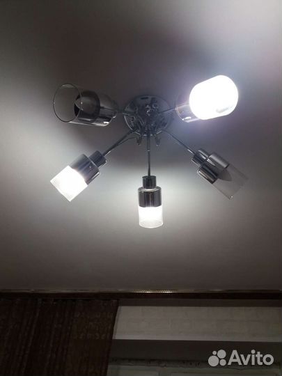 Люстра потолочная для кухни бу
