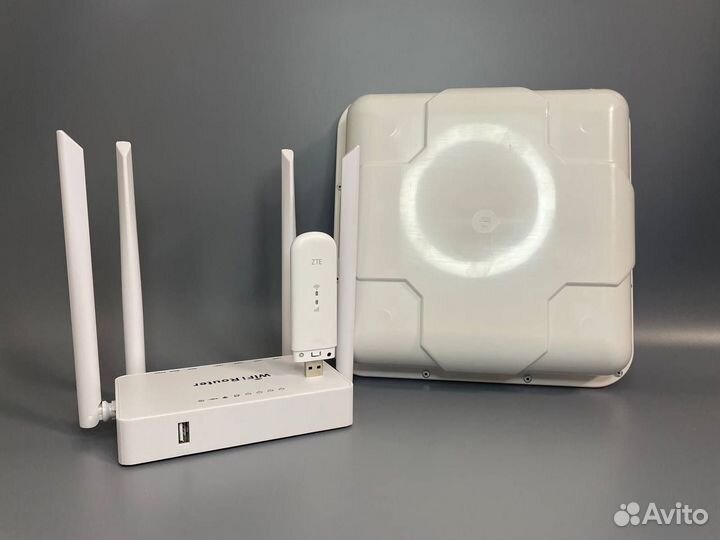 Комплект интернета на дачу 4G / Усиление интернета