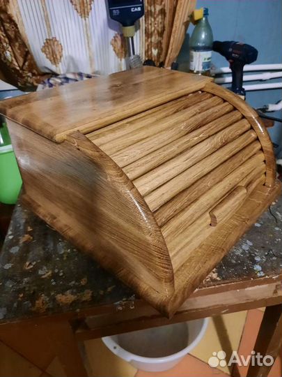 Хлебница деревянная