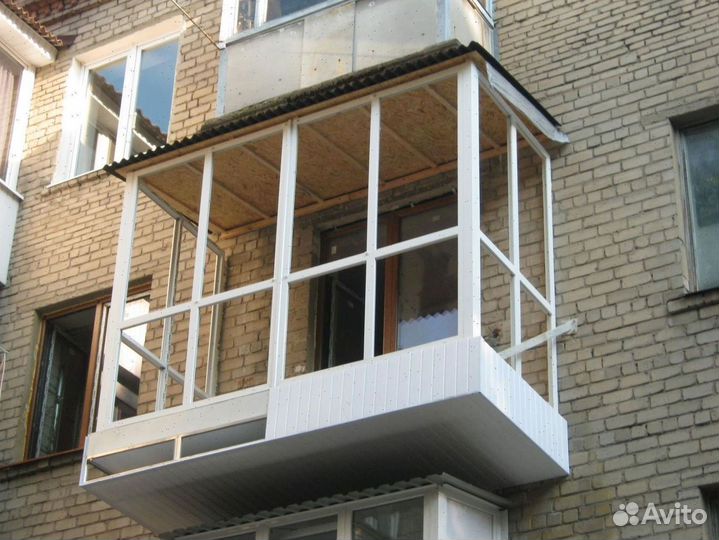 Балконы с установкой