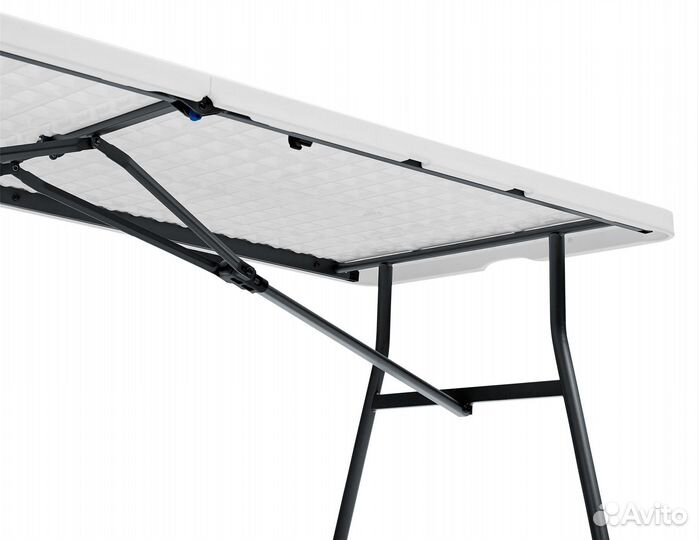 Стол пластиковый-чемодан 153х65хh73см (Корея) 1202