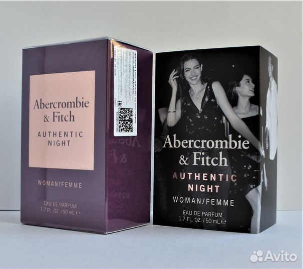 Abercrombie & Fitch Authentic Night Woman edp 50мл