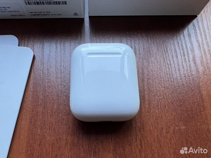 Кейс для Apple AirPods 1/2 оригинал (настоящий)