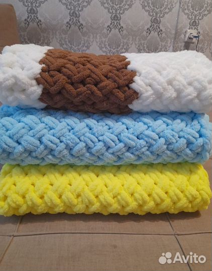 Плед из Ализе пуффи