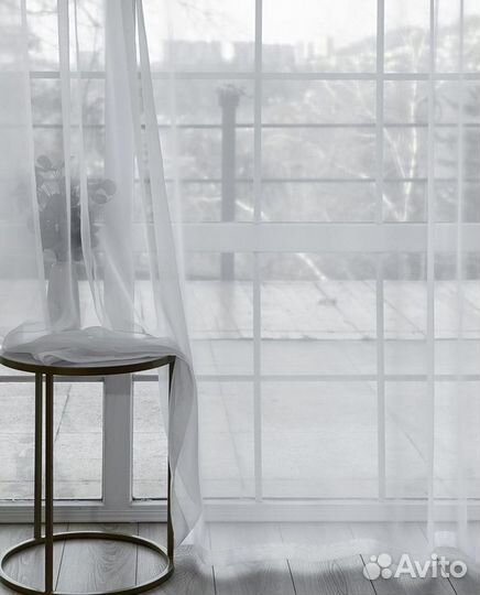 Портьеры шторы мрамор Зарина бирюза с тюлью Вуаль