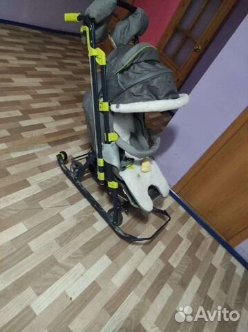 Детские санки коляска ника