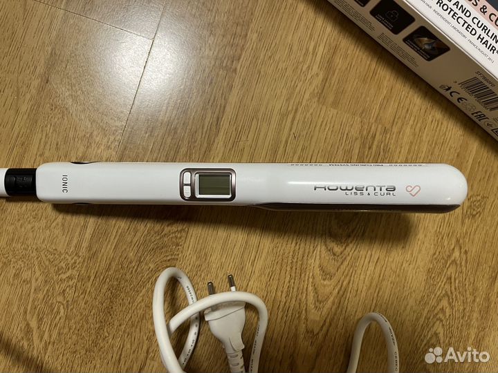 Выпрямитель для волос rowenta Liss&Curl