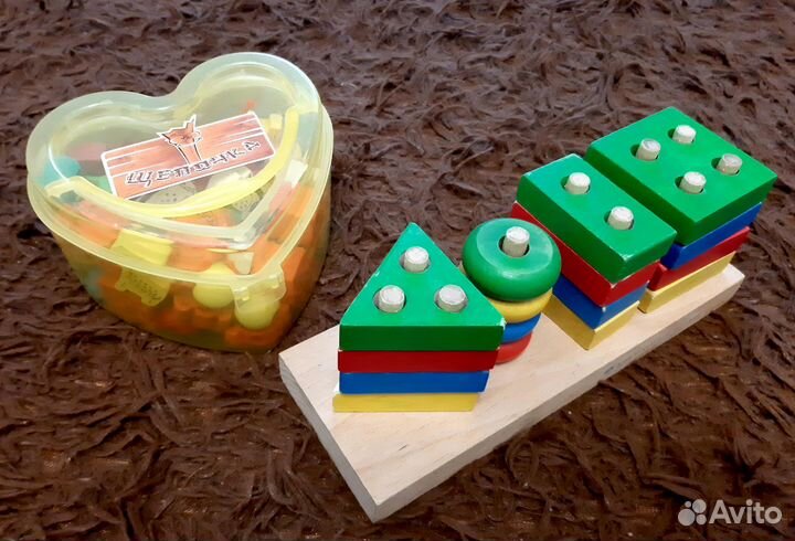 Деревянные игрушки для малышей