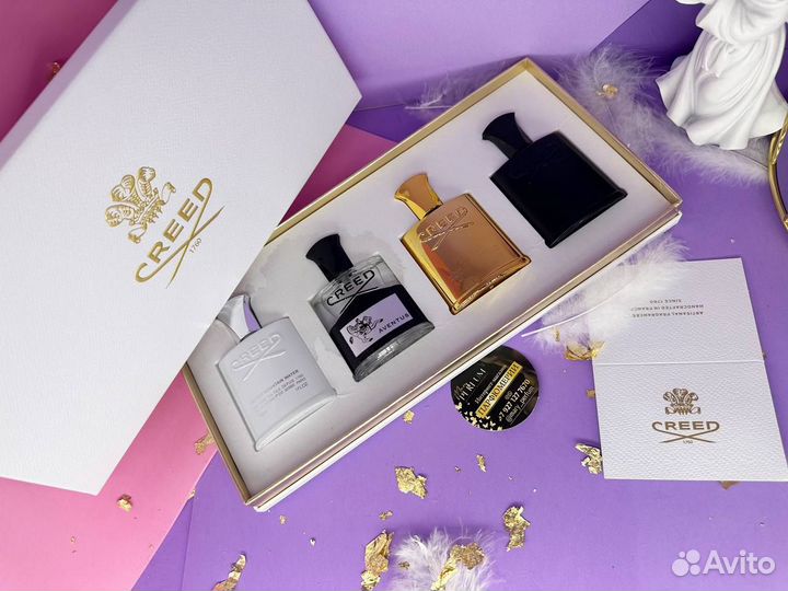 Подарочный парфюмерный мужской набор creed Men