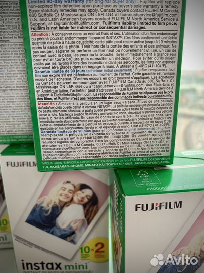 Fujifilm instax mini картриджи