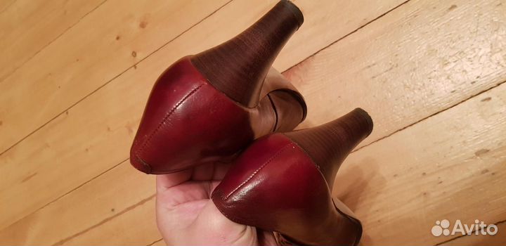 Туфли женские кожаные, размер 40,5