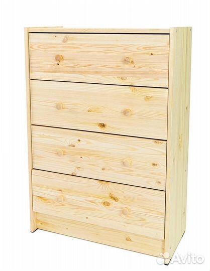 Комод Р4 4 ящика не окрашенный. Москва и мо