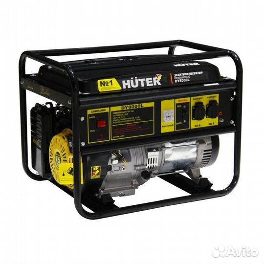 Бензиновый генератор Huter DY 8000 L (6500 Вт)