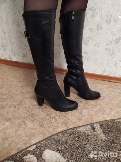 Сапоги натуральная кожа на Весну Осень