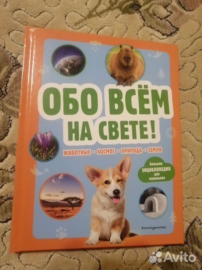 Детская книга Обо всём на свете для маленьких