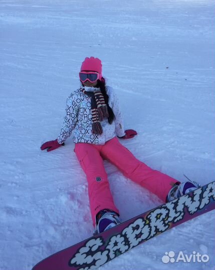 Сноуборд, ботинки, крепления