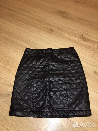 Кожаная юбка