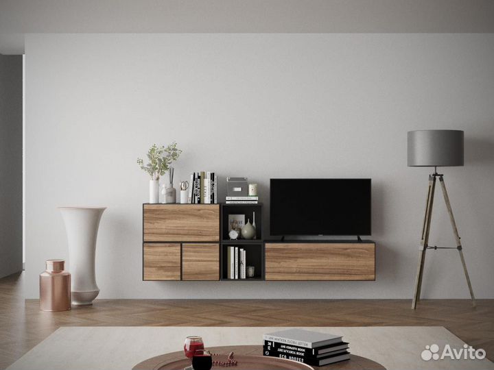 Подвесная тумба под телевизор