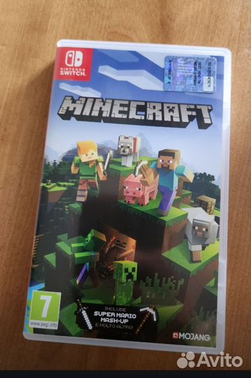 Игра Minecraft для Nintendo Switch на картридже