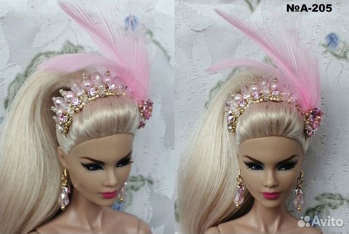 Украшения с перьями для кукол Барби, Integrity