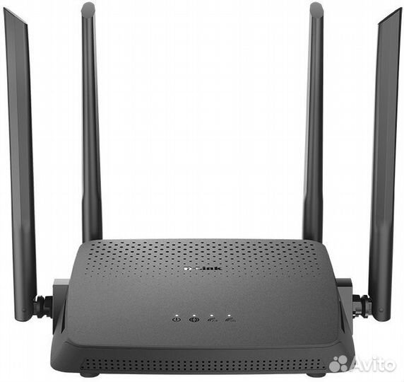 Wi-Fi роутер D-Link DIR-825/RU/R5, AC1200, черный