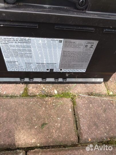 Аккумулятор бмв f25 AGM